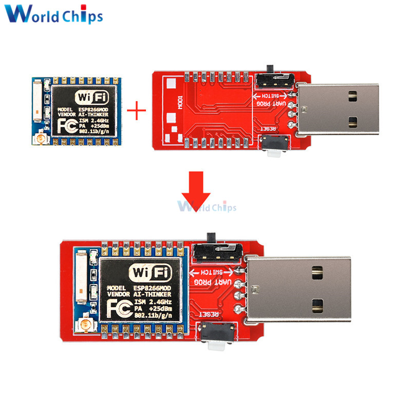 USB to ESP-07 – Arduino (ESP8266)